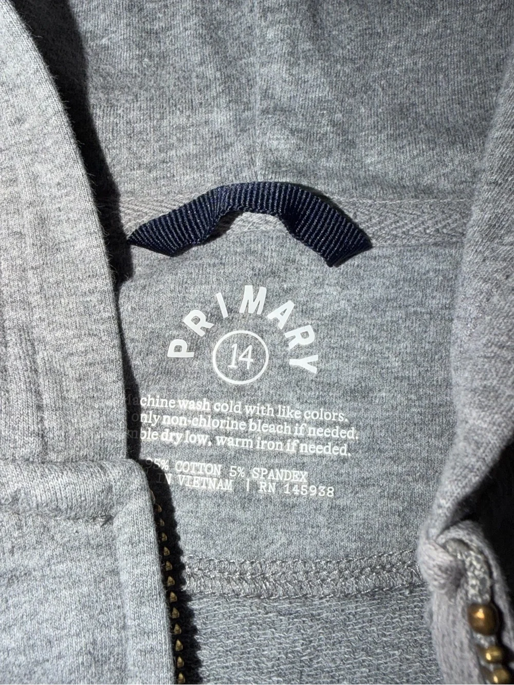 Primary  Zip-Up Hoodie